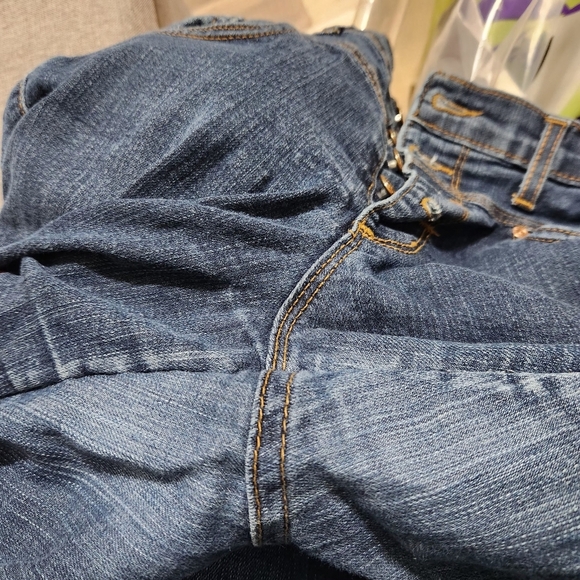 Judy Blue Jeans Size 7 Blue Color Front Buttons Made In USA - Picture 14 of 14